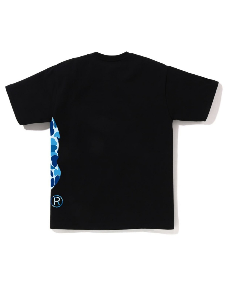 T Shirts Bape ABC Side Big Ape Head Noir Homme | LPD-82286932